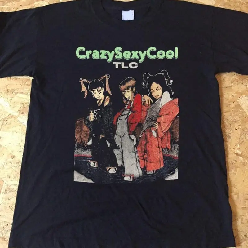 TLC band black t shirt Crazy Sexy Cool vintage S 5XL QT3001