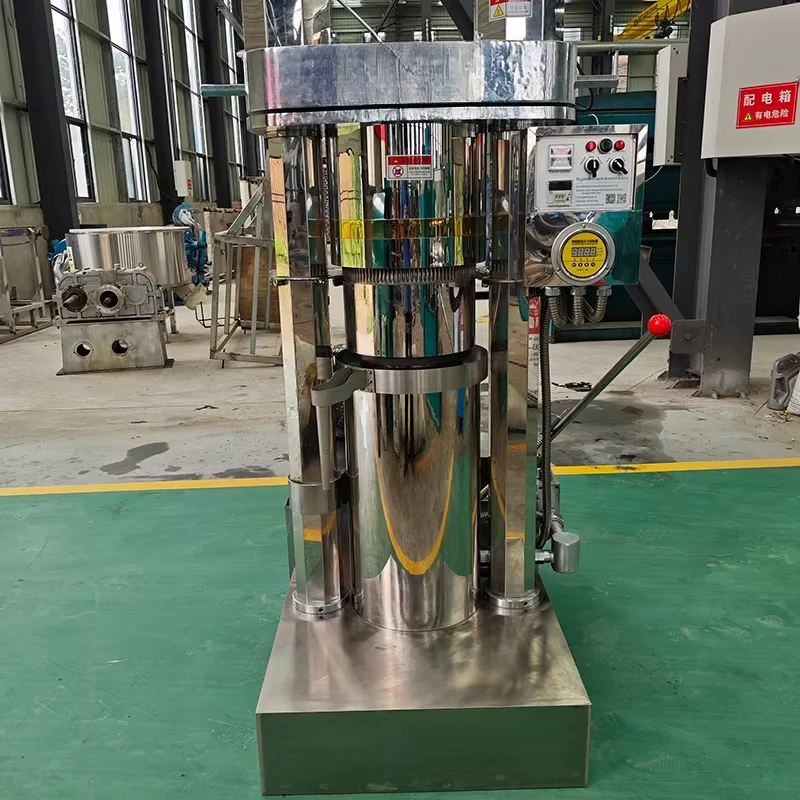 Commercial Hydraulic Cold Oil Press 304SS Low Impurity Avocado Olive Sesame Cocoa Butter Extractor Sale Support Custom