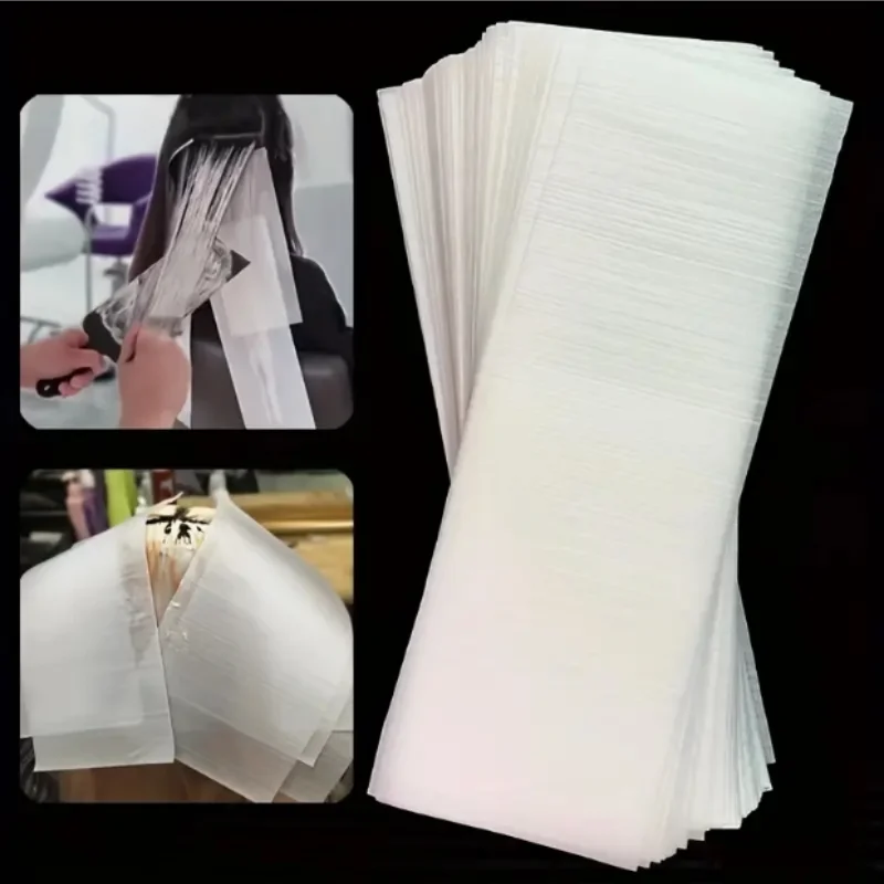 50PCS Disposable Hair Dye Foam Paper Professional Hair Coloring Highlighting Strips Tools