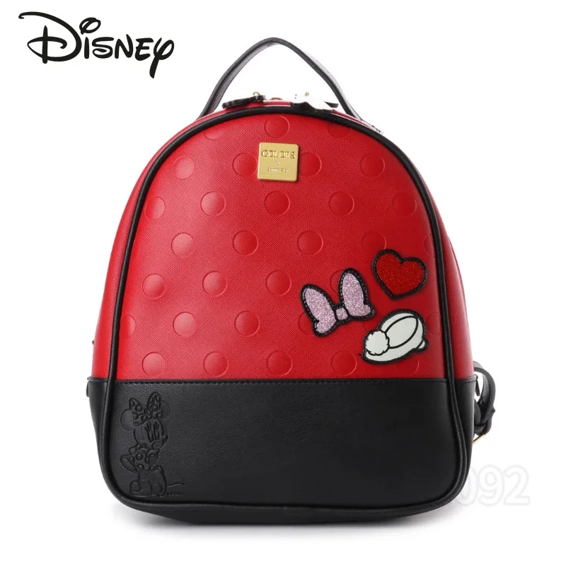 Disney-mochila de dibujos animados de pato Donald para mujer, gran capacidad, Linda mochila escolar para estudiantes, viaje de moda, mochila de lujo