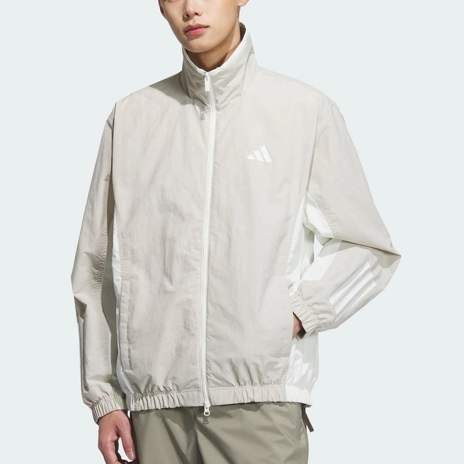 

Adidas genuine WOVEN JACKET Men's Woven Stand-collar Outerwear KC3921