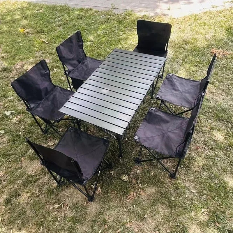 

Hot Sales Picnic Chair and Table Set Folding Camping Dining Outdoor Tablescustom