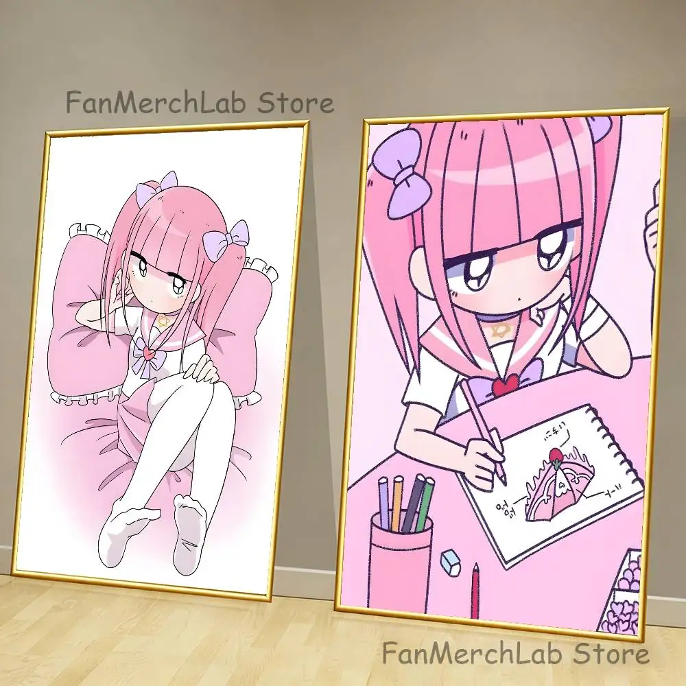 M-Menhera C-Chan Comic Poster Prints Wall Art Painting Picture Gift Living Room Bar Restaurant Dec
