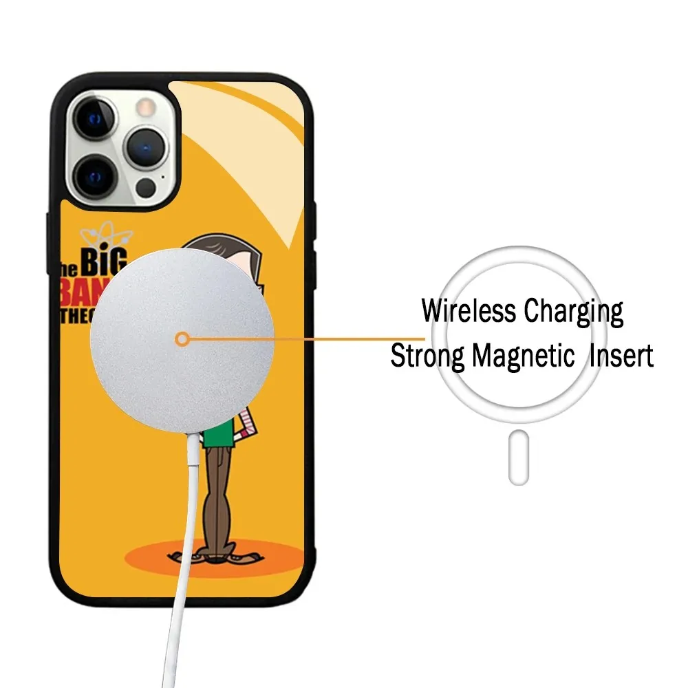 The B-Big B-Bang T-Theory Phone Case For IPhone 15 14 13 Pro Max 11 12 Mini Alex Mirror For Magsafe Wireless Charging Cover