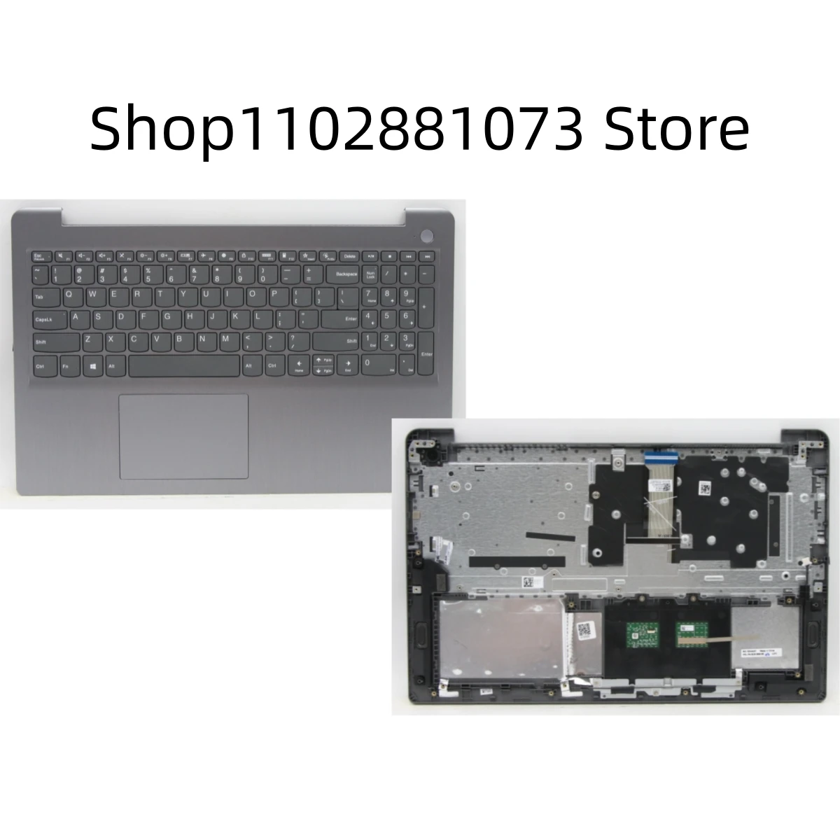 New Original keyboard Palmrest Case Cover Non FP Hole For Lenovo ideapad 3-15ITL6 15ADA6 15ALC6 Laptop 5CB1B69155 Grey