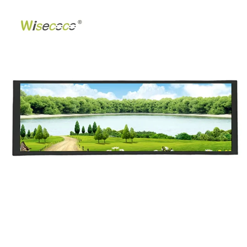 Wisecoco 7.84 Inch Ips Lcd Advertising Display 1280*400 MIPI Interface 400 Nits Tft Lcd Module Display for Player