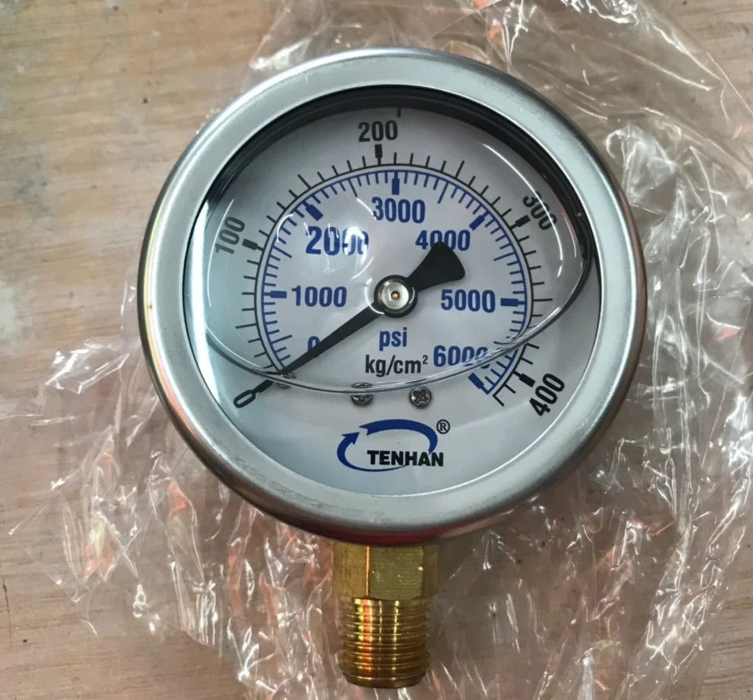 TENHAN seismic pressure gauge YN60 400KG 600kg 10MPA 400KG 250KG hydraulic instrument