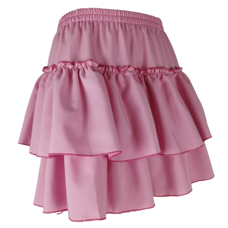 

Women's A-Line Pleated Short Skirt Half Body Cake Princess Skirt High Waist Slimming Summer Fashion Korean Version