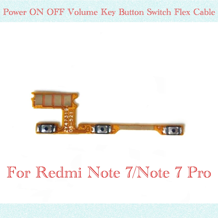 Power ON OFF Volume Camera Key Button Switch Flex Cable For Xiaomi Redmi 7 7A 8 8A 9 9A Note 7 8 8T 9 10 Pro 9s MI 10T Lite 10