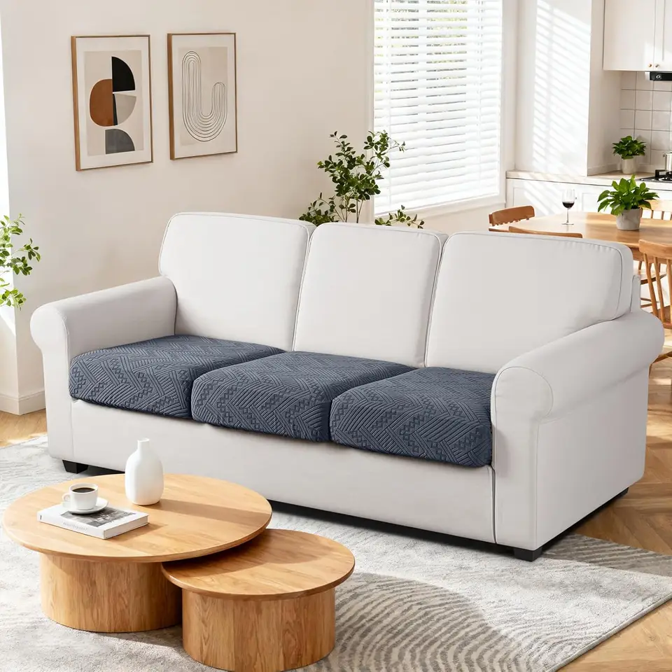 L Shaped Sectional Sofa Slipcovers Pet Friendly Grey