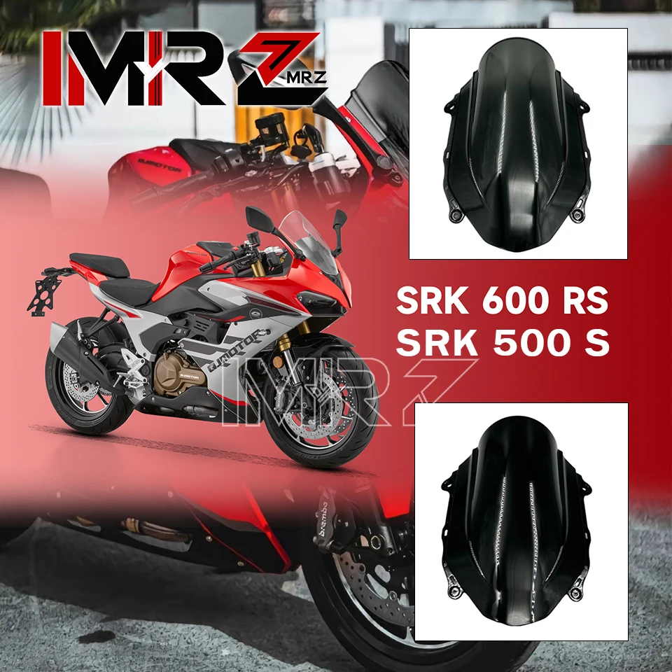 

NEW Motorcycle Racing Sports Windshield Windscreen Parts For QJMOTOR SRK 600 RS SRK550S SRK 550S 600RS SRK600RS Double Bubble