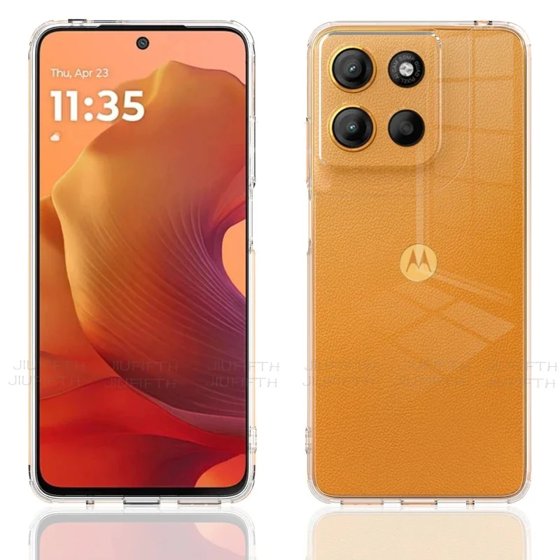 

Acrylic Transparent Clear Hard Cases For Motorola Moto G15 Case G 15 05 G05 E15 E Slim Non-Yellowing Phone Cover Funda Coques