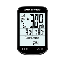 Newest 2.6-inch Wireless GPS Bike Computer Bluetooth ANT+ Bicycle Speedometer Odometer Smart Cycling Tracker with Auto Backlight