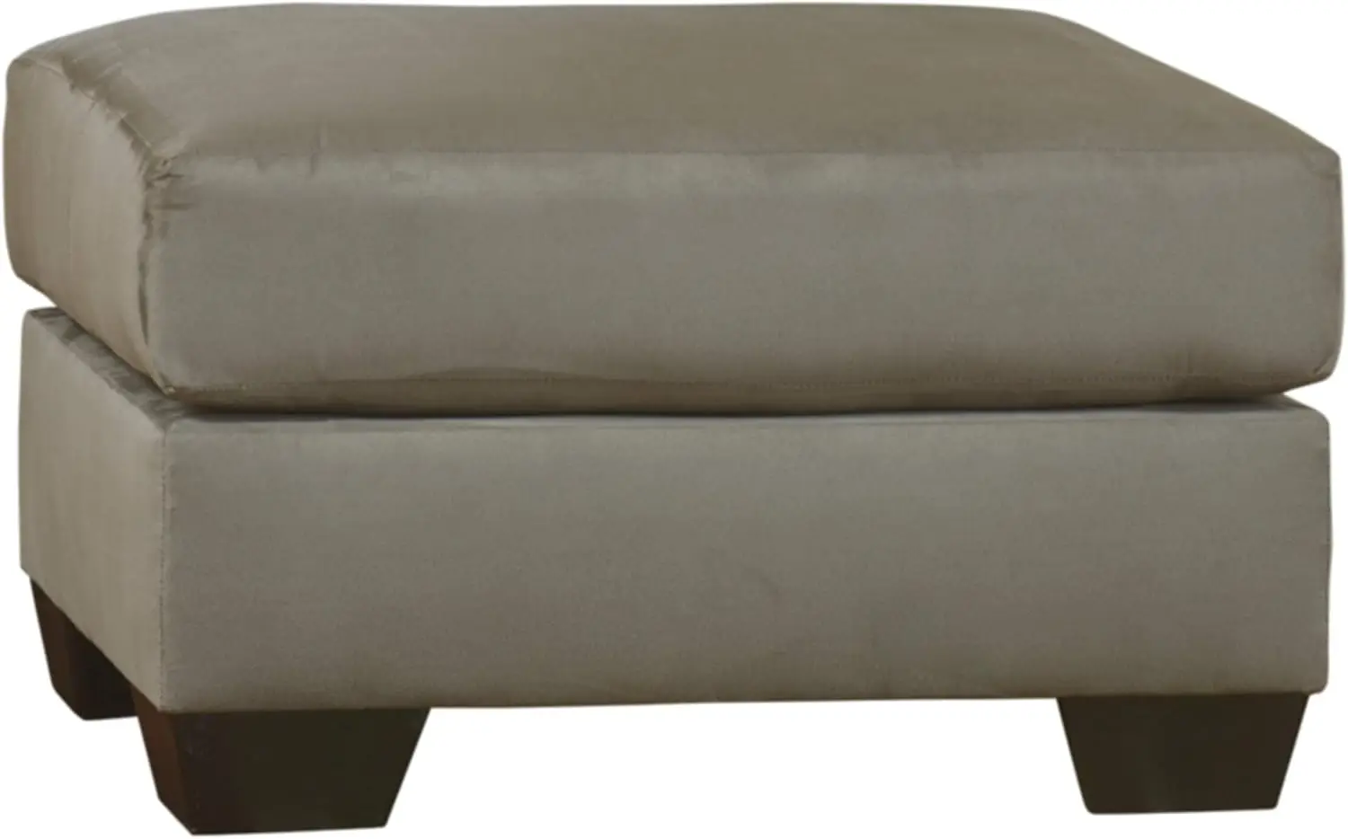 

Casual Plush Square, Grayish Brown, 25"D x 31"W x 18"H