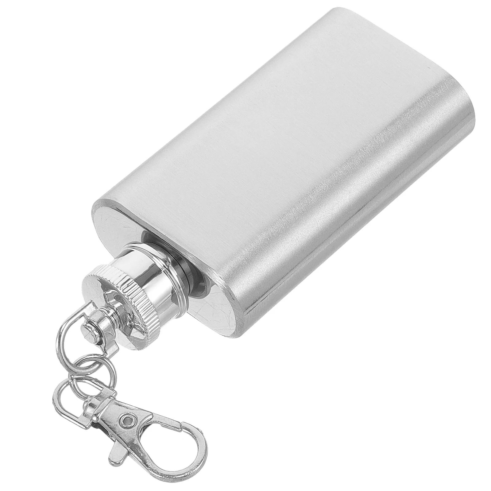 2 أوقية 56 مل قارورة جيب من الفولاذ المقاوم للصدأ تصميم مانع للتسرب للويسكي رم التنزه التخييم السفر قارورة الورك خفيفة الوزن مع #1