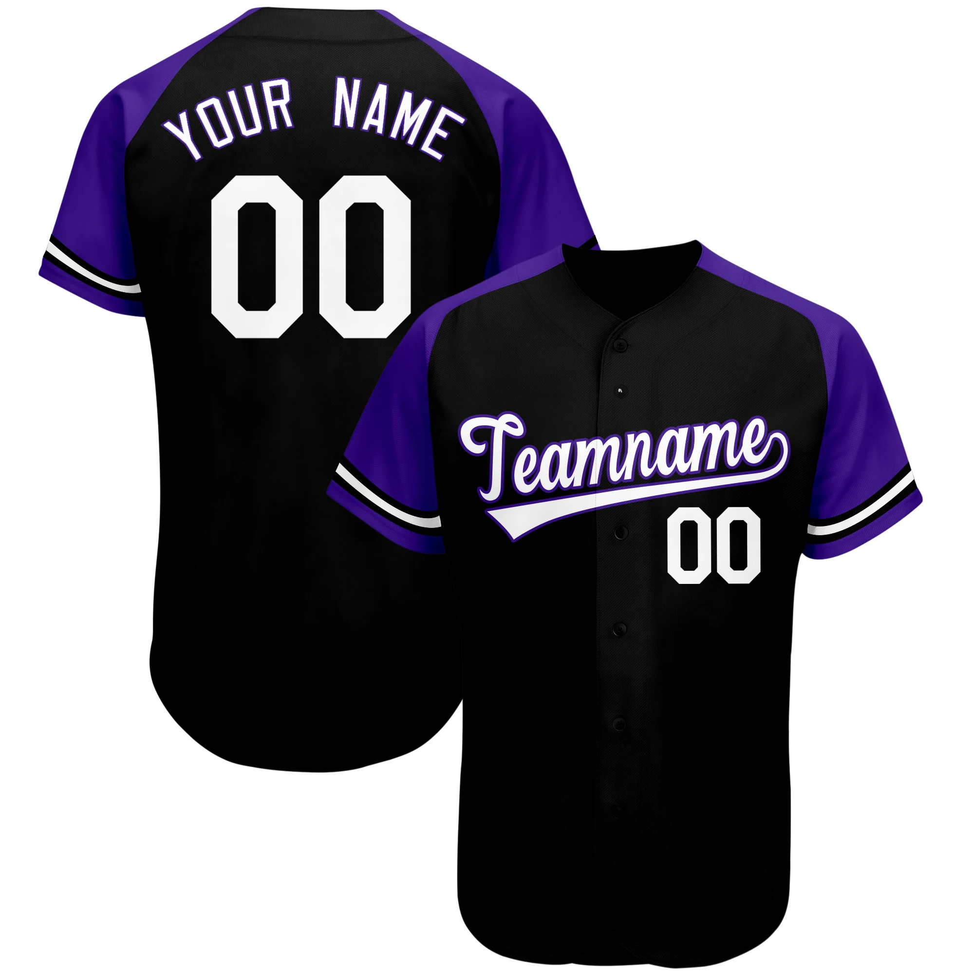 

Custom Baseball Jersey Full Sublimated Sport Shirt Printed Team Name/Numbers Button-down Tee Shirts for Men/Kids Playing Party