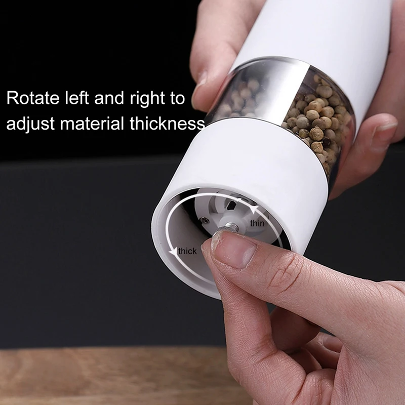 Electric Automatic Pepper Salt Mill Spice Grinder Kitchen Tools Kitchen Accessories Seasoning Bottle