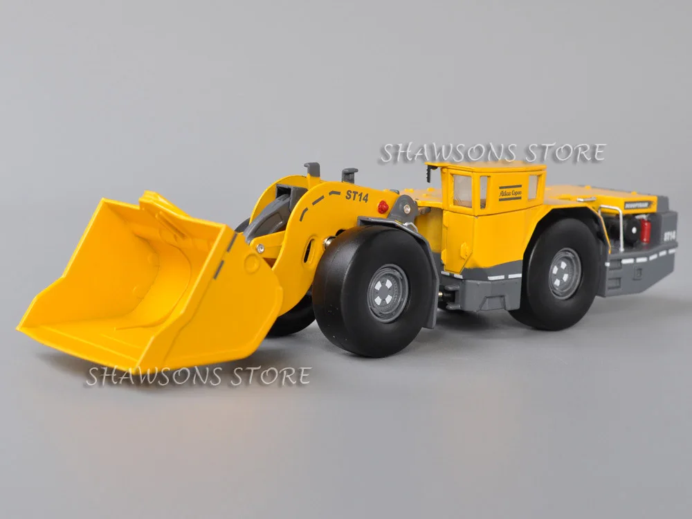 1:50 Scale Diecast Engineering Vehicle Model Toy Scooptram ST14 Underground Loader Miniature Replica