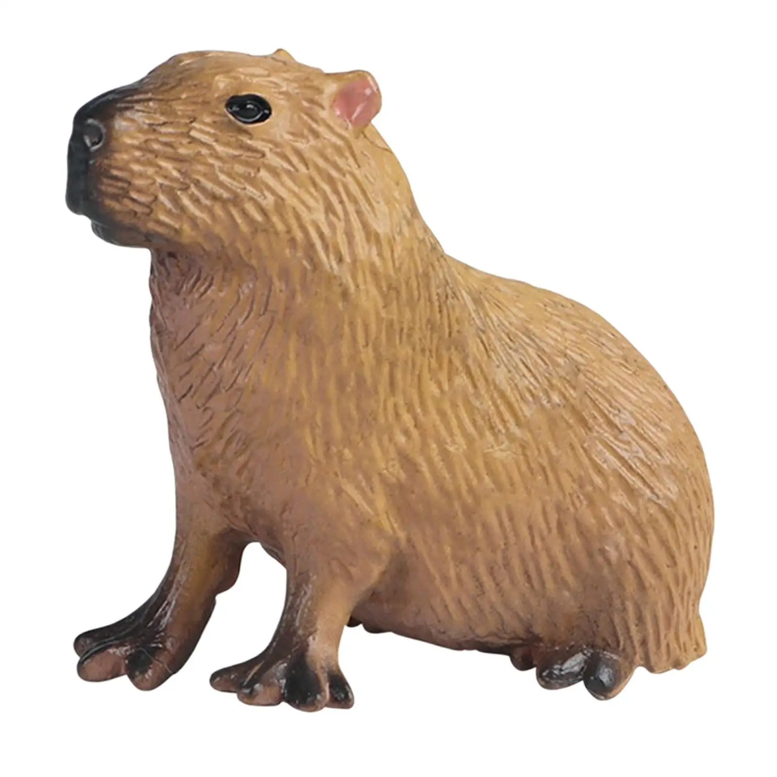 Capybara Figurines Miniature Playset Capybara Statue Science Educational Toy Gifts