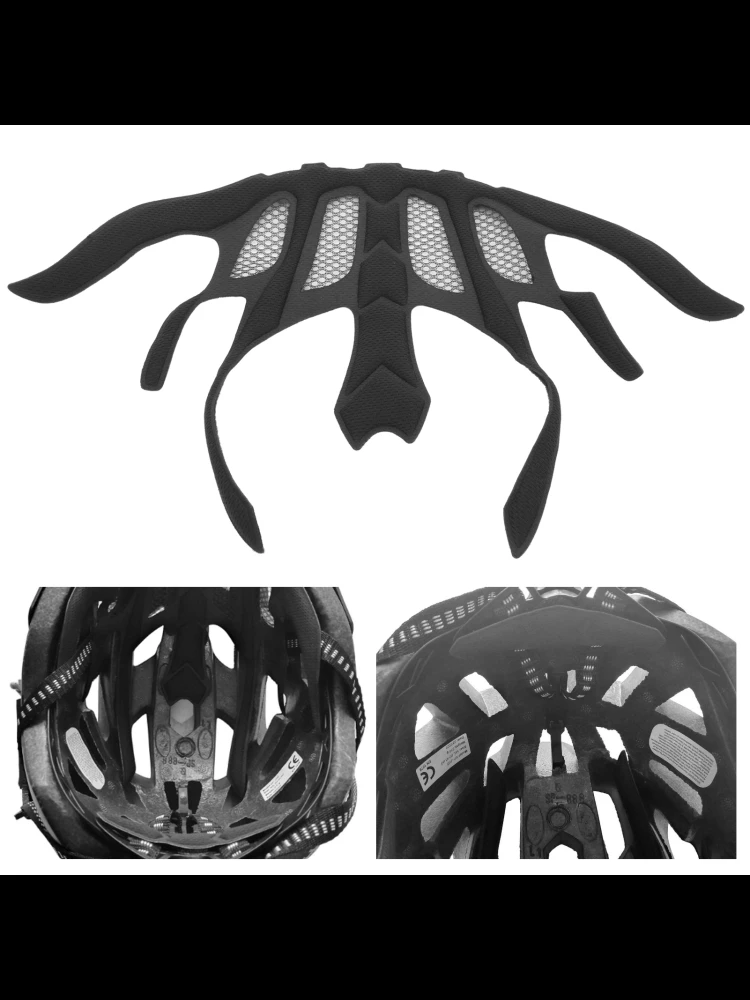 AliExpress LIXADA 2 Sets Bike Helmet Pads Kit Helmet Foam Lining Cycling Motorcycle Helmet Foam Lining with Anti‑Insect Net Helmet Padding Kit