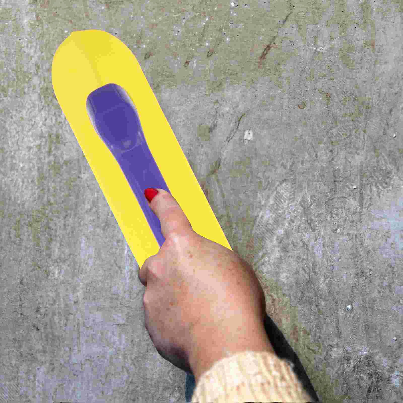 ไม้พายพลาสติก Yin และ Yang เกรียงมุม Mason เครื่องมือคอนกรีตแบน Pool Finishing Putty