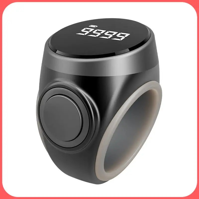 

X12A-Digital Electronic Finger Ring Tally Counter Smart Counter Beautiful, Practical And Wear-Resistant Black