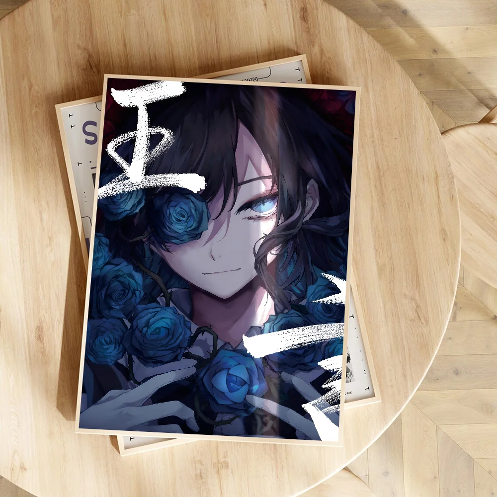 ملصق Ado Anime فني ذاتي اللصق مقاوم للماء ملصق ورقي للمقهى وبار ديكور جدران الغرفة #6