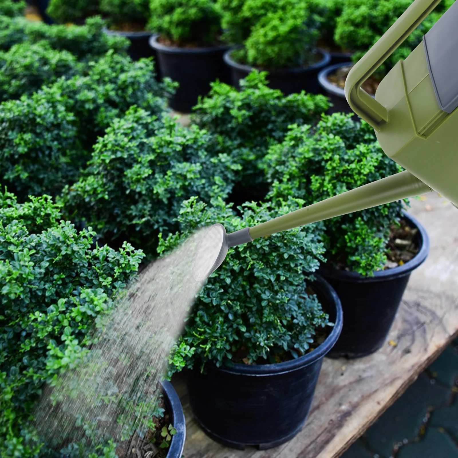 

Large Capacity 4L Watering Can Retro PP Material Ideal for Indoor Plants Outdoor Garden Flower Pot Bonsai Plant Watering Tool