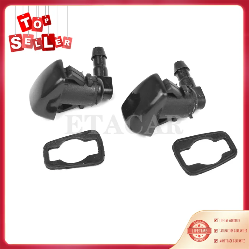 2pcs Front Windshield Washer Nozzles 95226510 Fits For Chevrolet Cruze Replaces Spray Jet Kit 2014 2015
