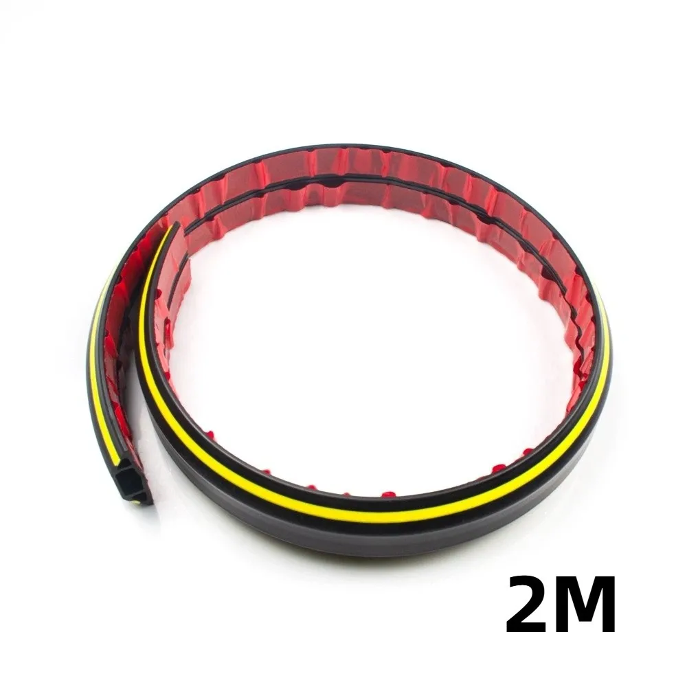 1m/2m Soft PVC Condoms Yellow-black Anti-corrosion Soft PVC Cable Protectors D20 D30 D40 D50 Floor Cable Protection Cover Gym
