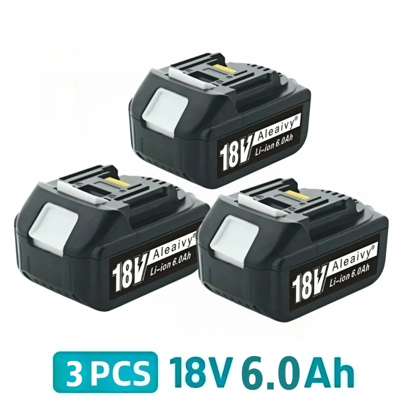 

6Ah for Makita 18v Battery With Charger Rechargeable Lithium Ion for BL1850 BL1880 BL1860B LXT400 Power Tool Makita 18 v Battery