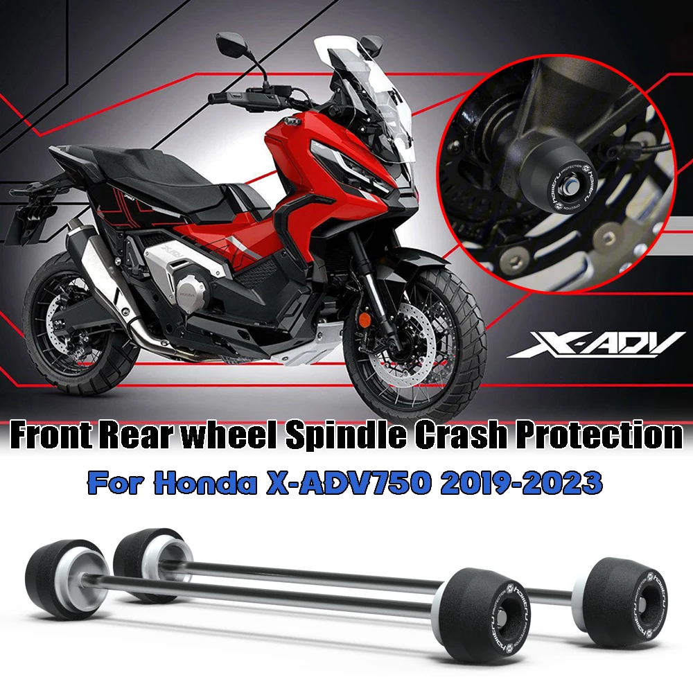 

For Honda X-ADV750 XADV750 2019-2025 Motorcycle Front Rear wheel Spindle Crash Protection