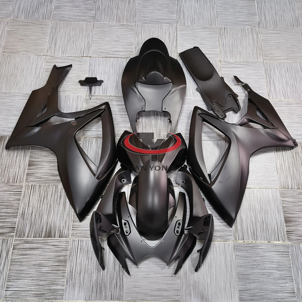 Motorcycle Bodywork Cowling Matte black K6 2006-2007 Full Fairing Kit For Suzuki GSXR600 GSXR750 GSXR 600 750 GSX R