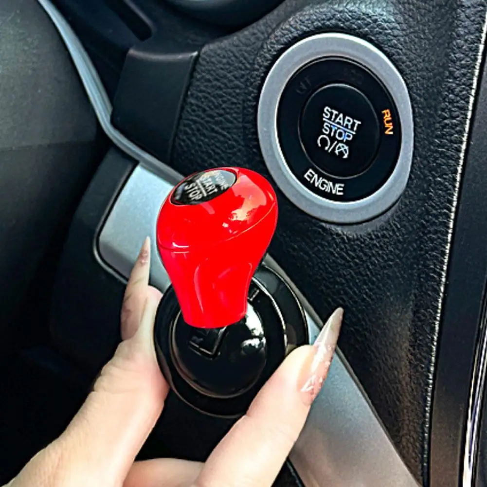  Car One-Touch Start Button with Push-to-Start Rocker Lever Car Accessories Interior Decor Push Rocker One-Touch Start accesso