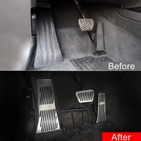 BMW X5 X6 E70 E71 E72 F15 F16 F85 F86 차량용 풋 페달 액셀 브레이크 페달 받침대 미끄럼 방지 페달 실내 액세서리