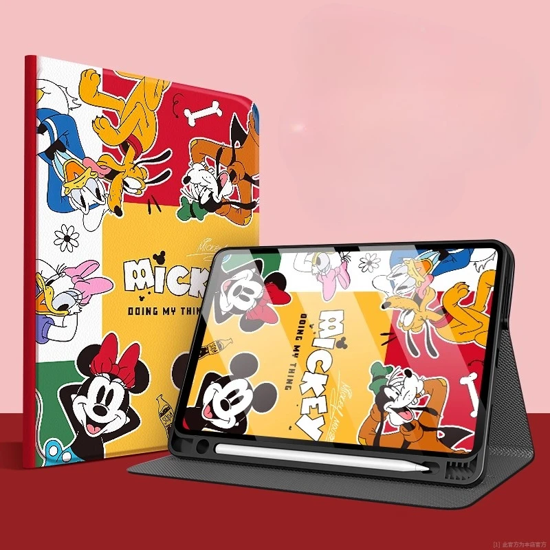 

Mickey For iPad Case Funda ipad 8/9/10 10.2in Air 4 5 10.9in M2 M3 A16 11in Protective case Pro4 5 6 12.9in M4 13in Tablet Cover