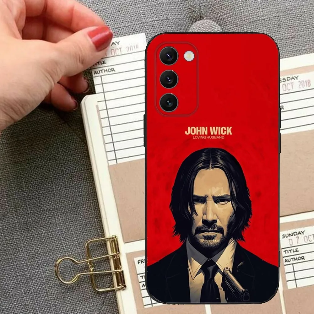 J-John Wick Movie Phone Case For Samsung Galaxy A13,A21s,A22,A31,A32,A52,A53,A71,A80,A91 Soft Black Cover