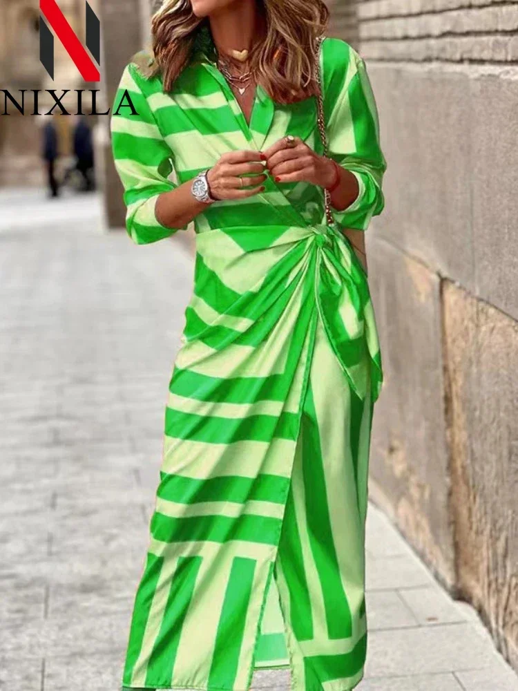 Elegante Frühlings- und Sommerkleider für Damen: Modische Bedruckte Kleider, Lässige und Bequeme Streetwear, Lockere Damenroben, Damenbekleidung