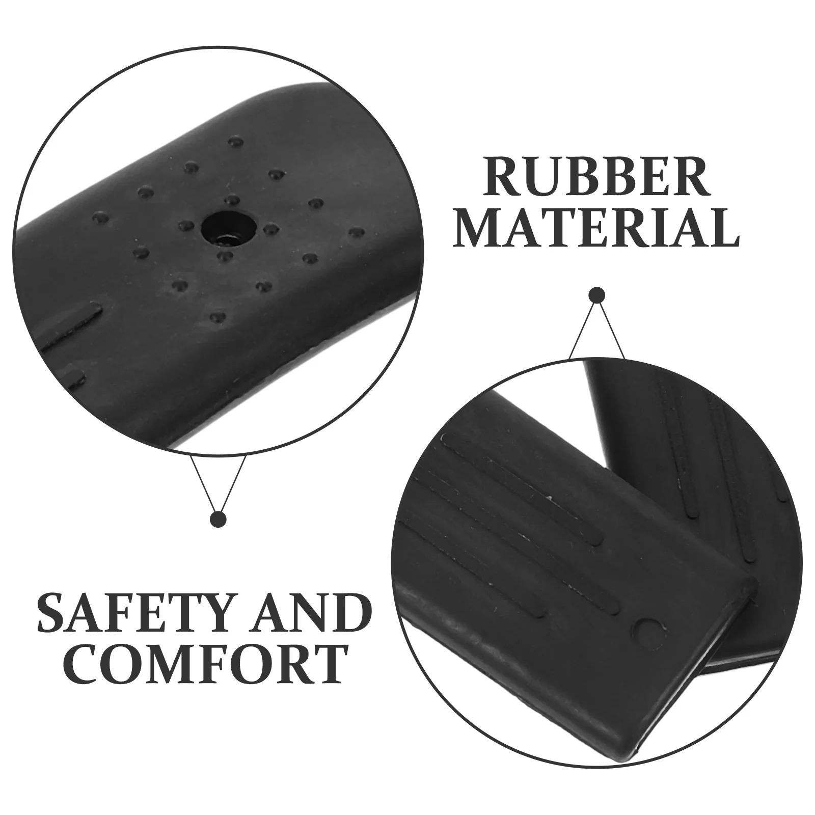 

1Pair Brake Handle for Wheelchair Rubber Replacement Covers Enhanced Control Easy Install No Tools Needed Wheelchair Brake