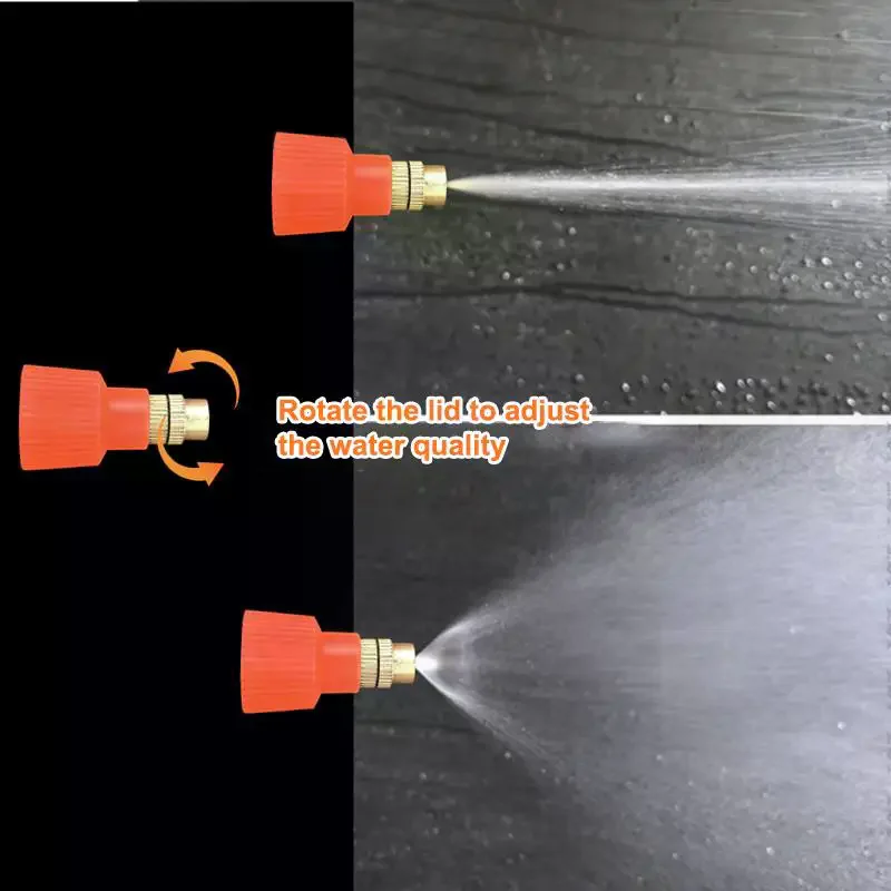2Pcs Adjustable Garden Sprayer Nozzles For Efficient Watering Sprays Bottle Caps Connector Accessories