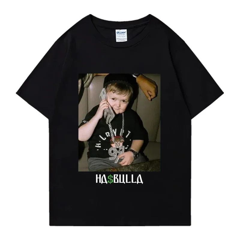 

Hot sale Hasbulla Fighting 2025 vintage T-shirt Unisex Casual Oversized short sleeve t-shirts Men Women Classic Pure Cotton Tops