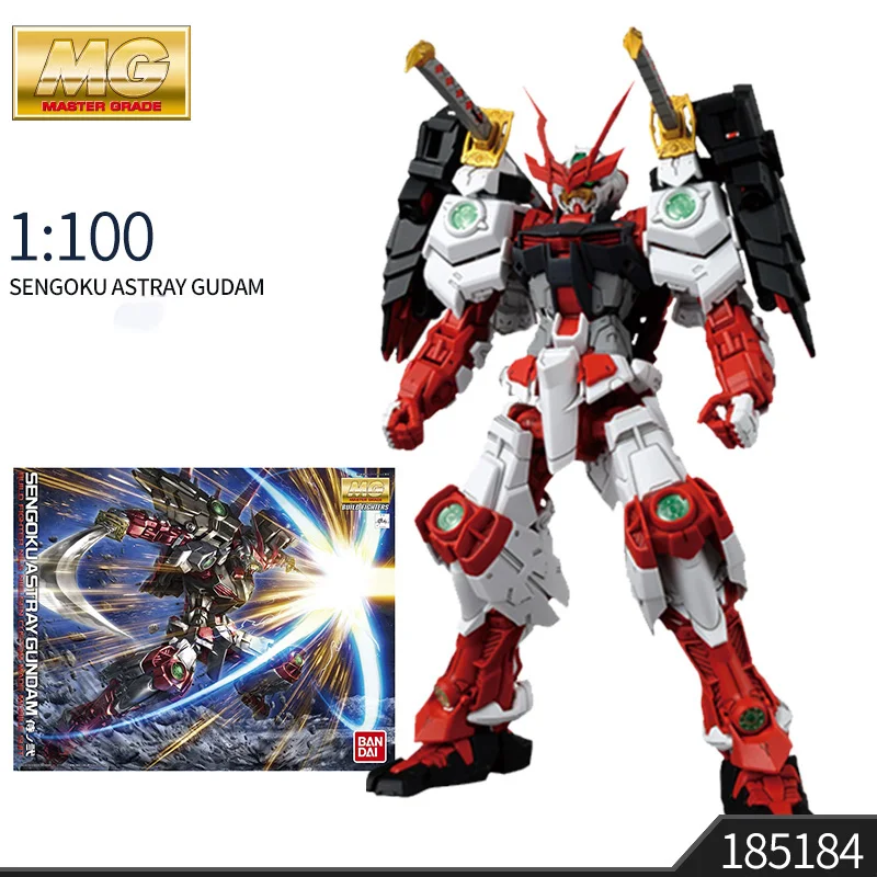 

Bandai Gundam MG 1/100 MBF-P02 Astray Red Frame Sengoku Astray Astray Blue Frame Second Revise Assembled Model Children's Gift