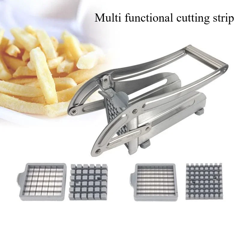 

Stainless Steel Manual Potato Cutter French Fries Slicer Potato Chips Maker Meat Chopper Dicer Cutting Machine Tools