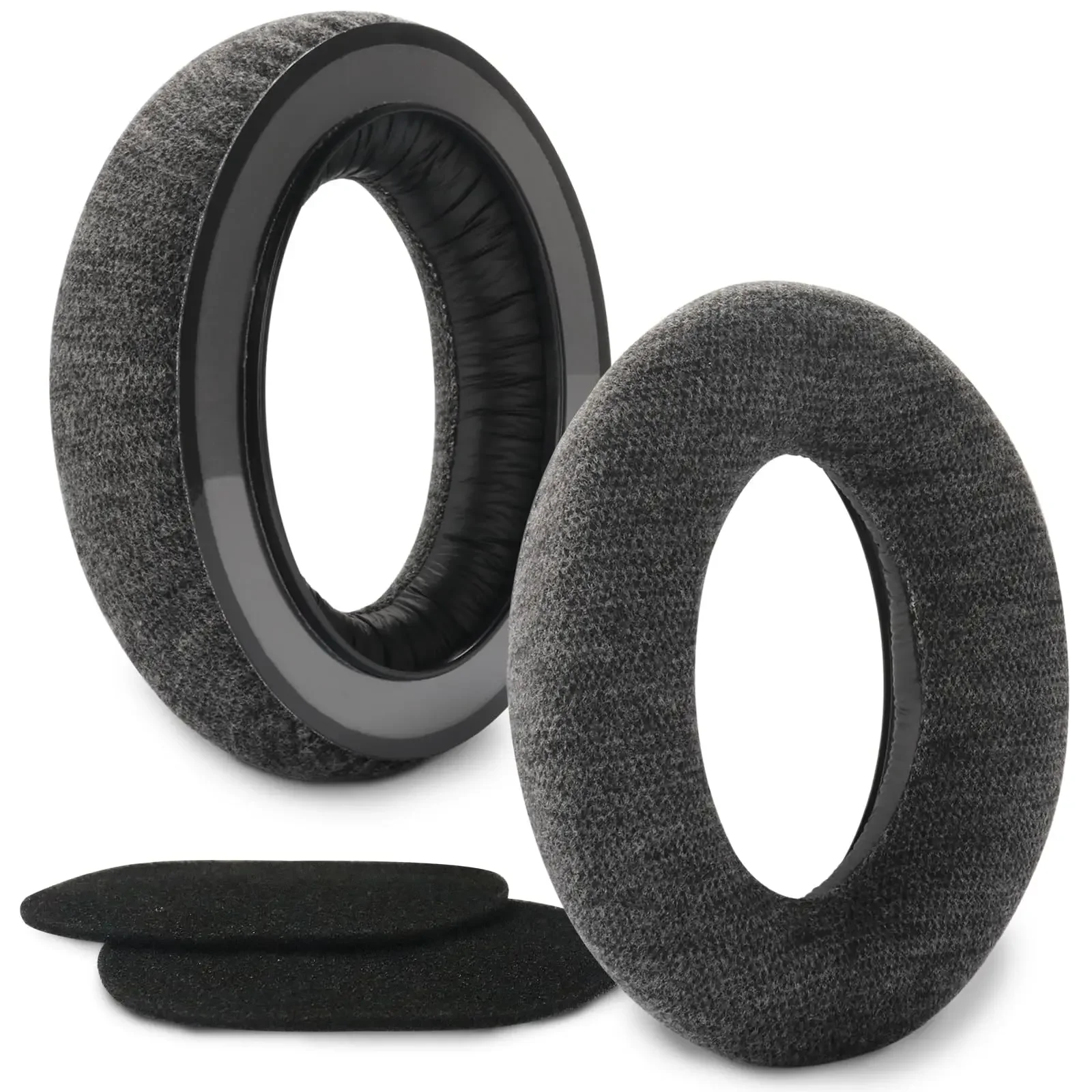 Upgraded Velour Fabric Replacement earpads Suitable for Sennheiser HD650/HD600/HD660S/HD545/HD525/HD535 Headphones