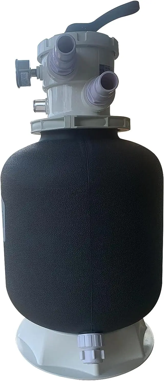 Sand Filter - 6-Way Valve - 14 in, 75 lb - Polypropylene | For Above Ground Pools Up To 3500 gal, For Pumps Up To 0.5 HP, 1.5