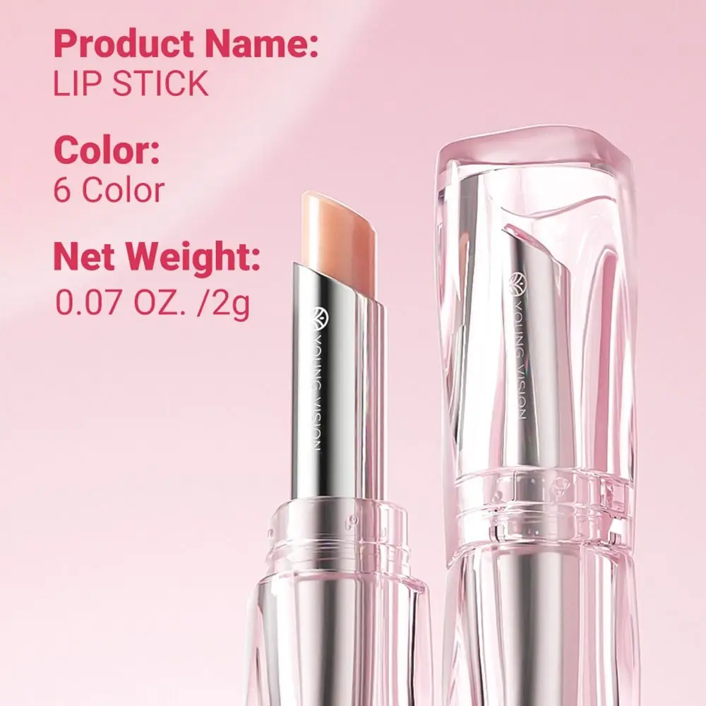 Rossetto Idratante Termosensibile, Balsamo Labbra a Lunga Durata che Cambia Colore, Cura Labbra Colorata con Lucentezza Cristallina