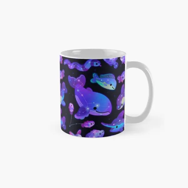 Ocean Constellations Classic  Mug Tea Cup Simple Picture Photo Handle Round Drinkware Printed Image Gifts Design Coffee