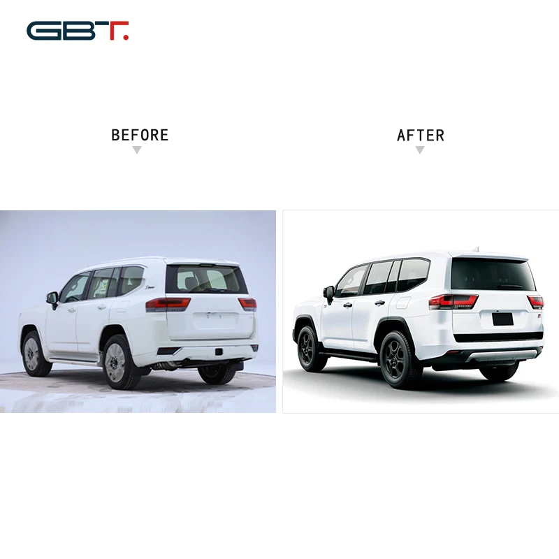 Эксклюзивные аксессуары для модификации автомобиля GBT Body Kit для Toyota Land Cruiser 300, обновление GR, решетка, бампер, губы, широкие комплекты