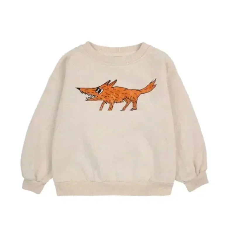 In Stock!BC 2024 AW New Kids Sweatshirts Long Sleeve T-shirt Boys and Girls Cartoon Printed Top Hoodie