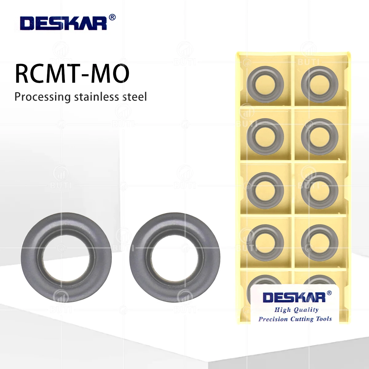 DESKAR 100% Original Control Lathe Milling Tool RCMT0602MO LF6018 Millings Cutter Cutting Hard Alloy Processing Stainless Steels